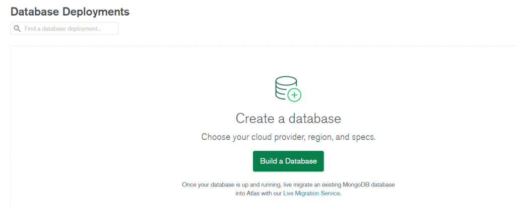 WordPress MongoDB - Create a Database
